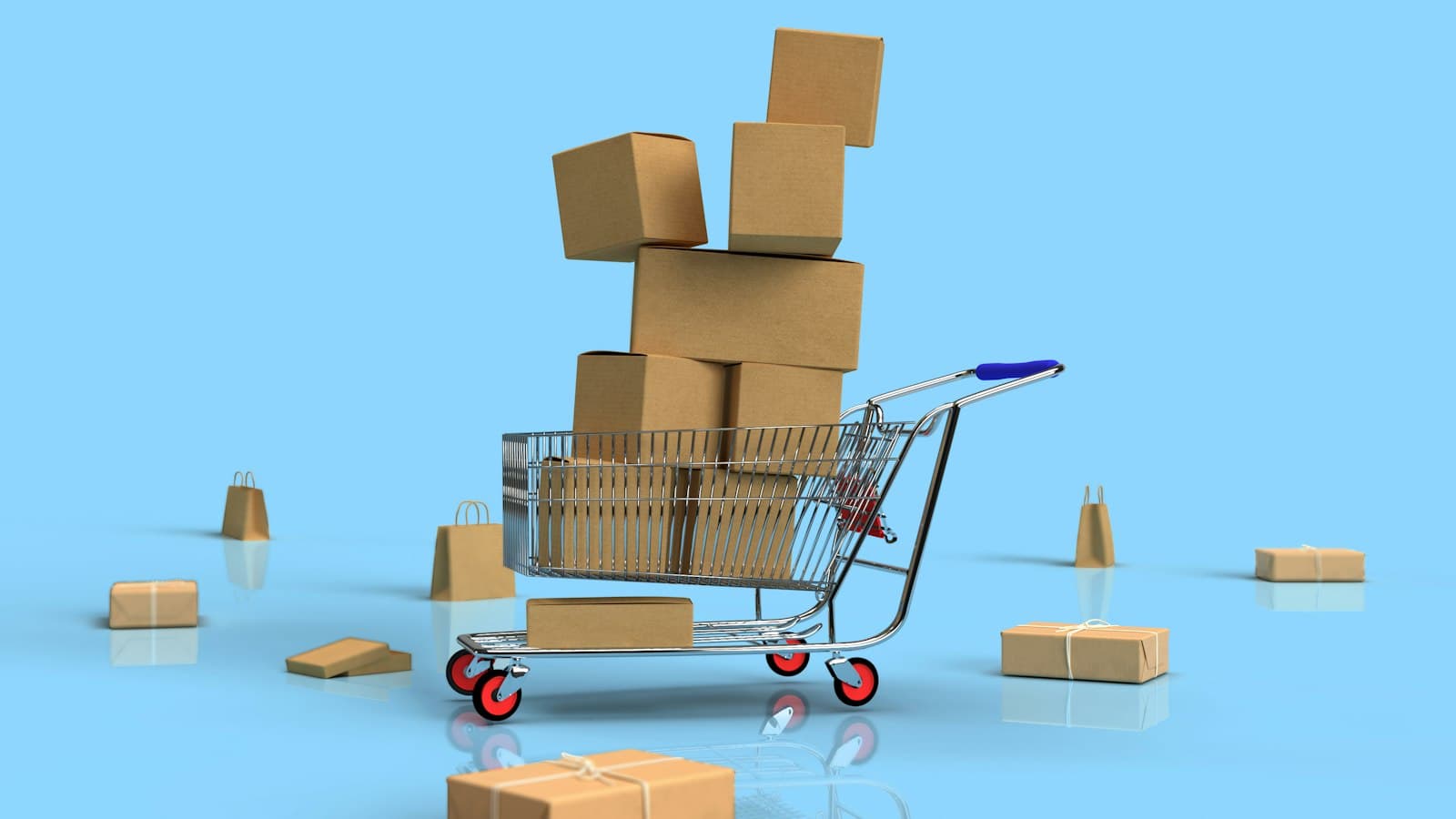 Illustration de shopping en ligne et bons plans en Tunisie